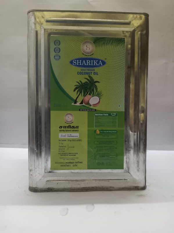 15 Ltr Sharika Wood Pressed Coconut Oil 